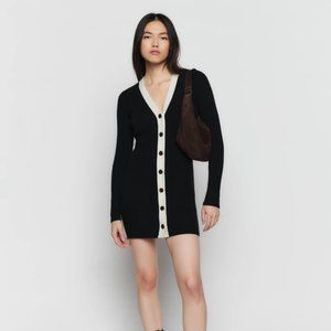 Reformation Vitte Cashmere Sweater Mini Dress